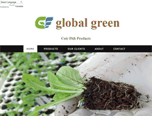 Tablet Screenshot of globalgreencoir.com